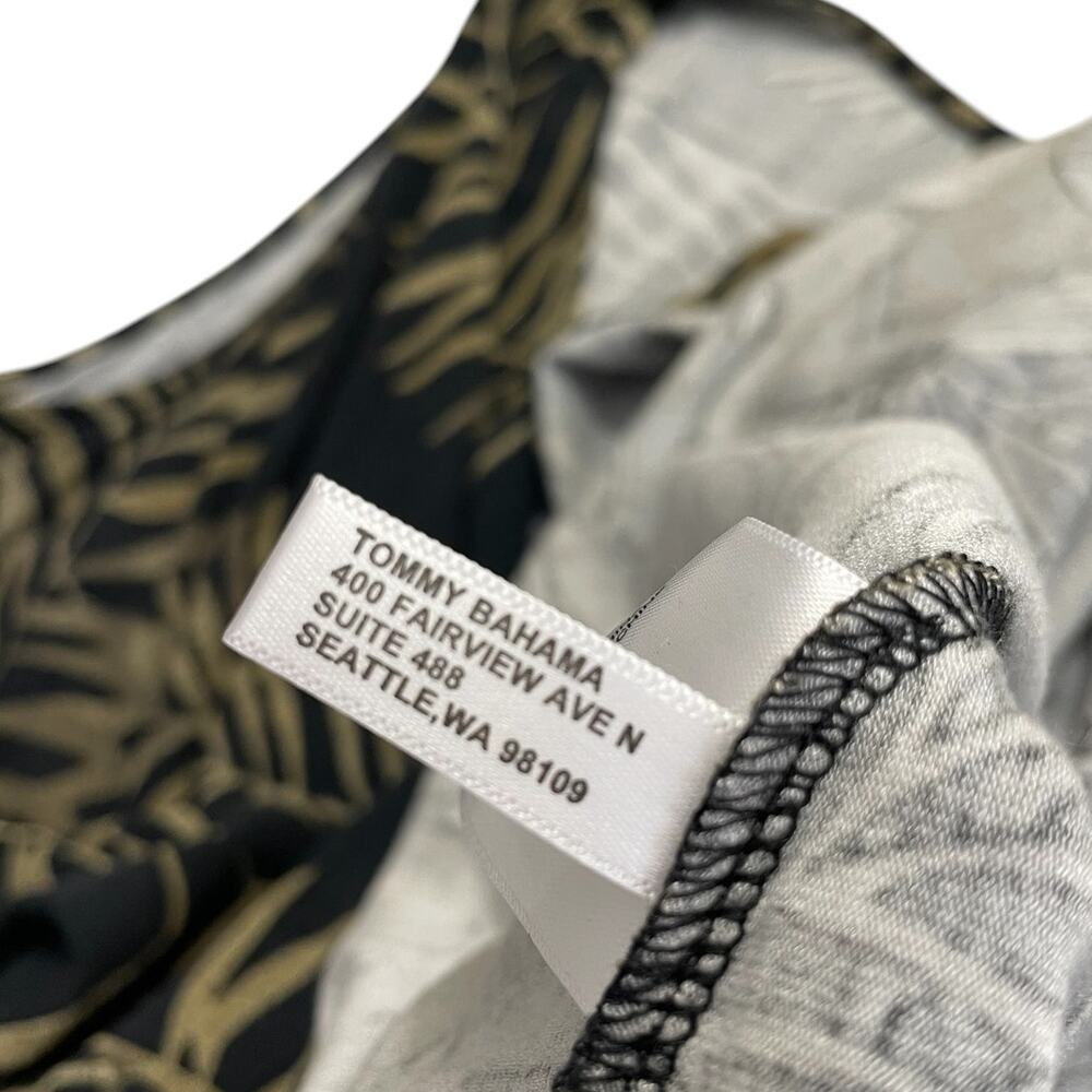 Tommy Bahama Modal Jersey Knit Faux Wrap Dress Sz M Tropical Vacation Travel - Picture 12 of 12